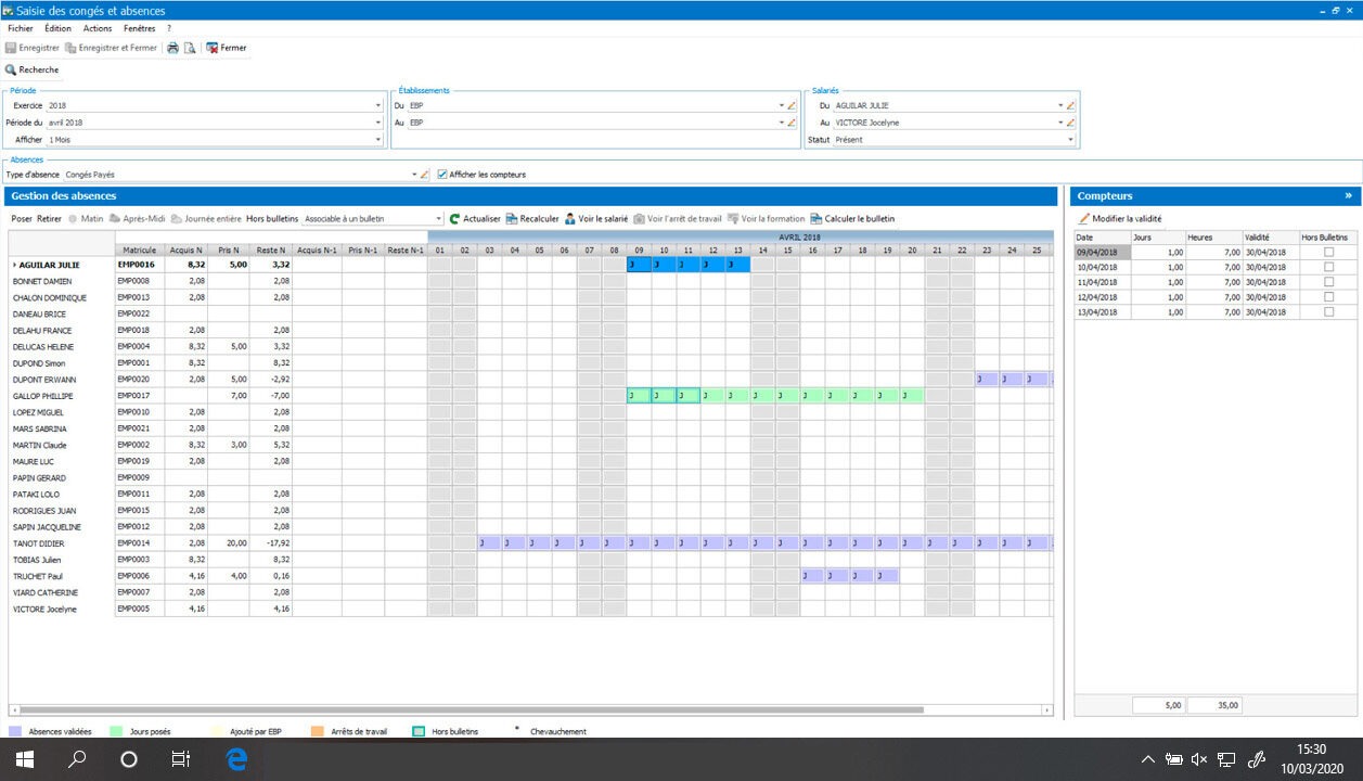 Logiciel de Paie | EBP Solution Autonome conçue pour TPE-PME