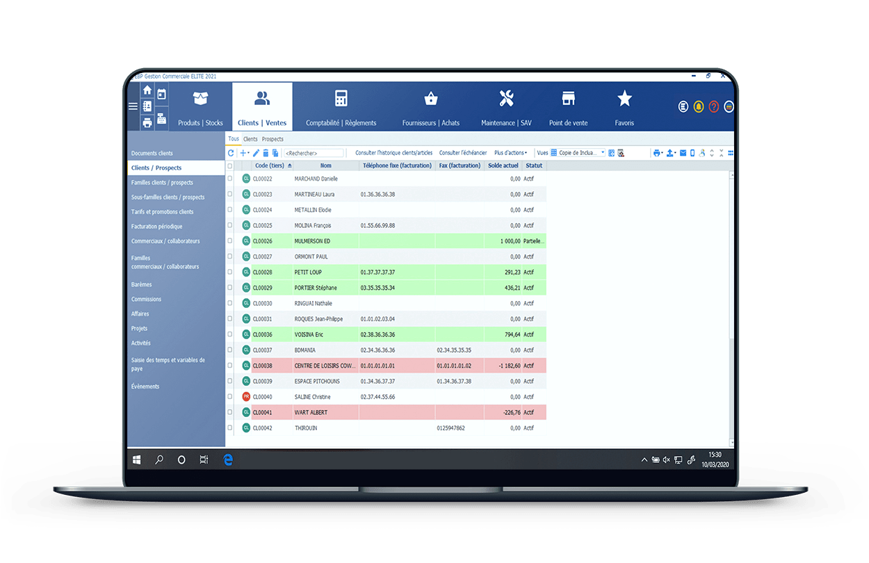 Choisir EBP Gestion Commerciale Elite